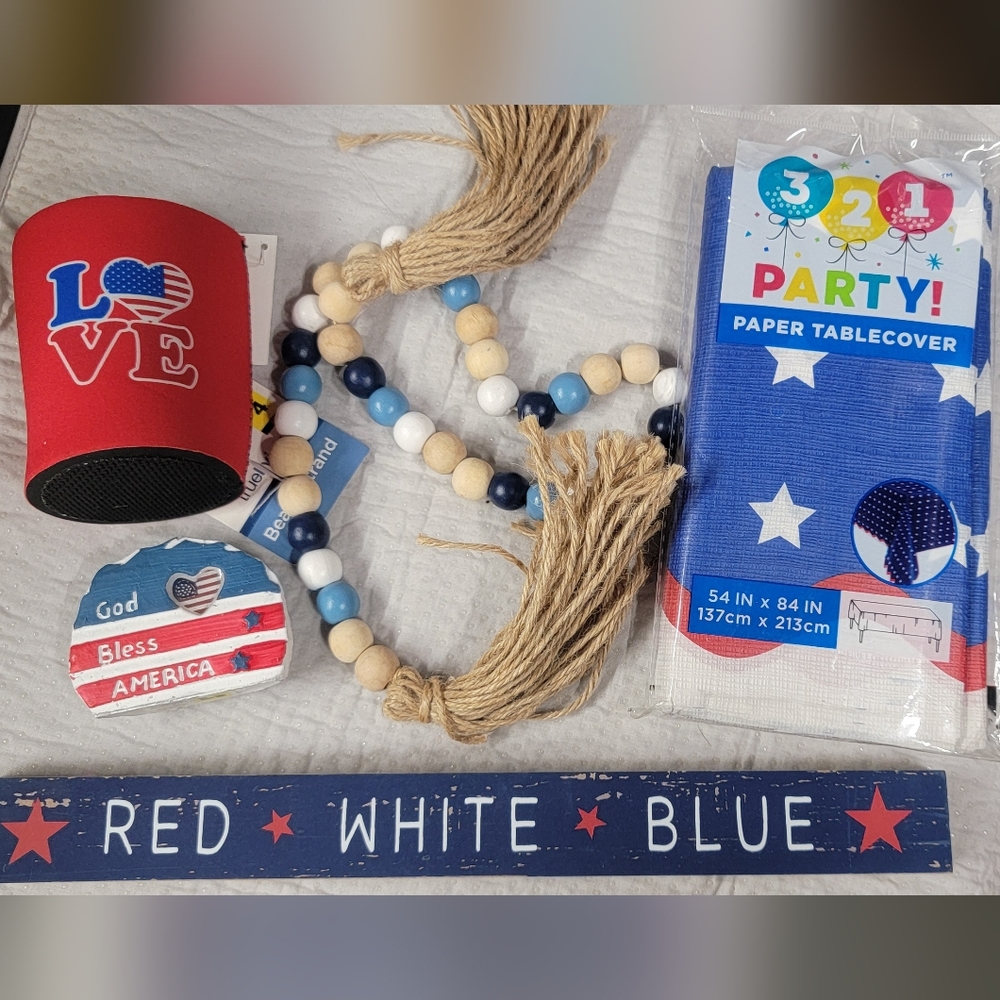 4th of July Bundle red white blue